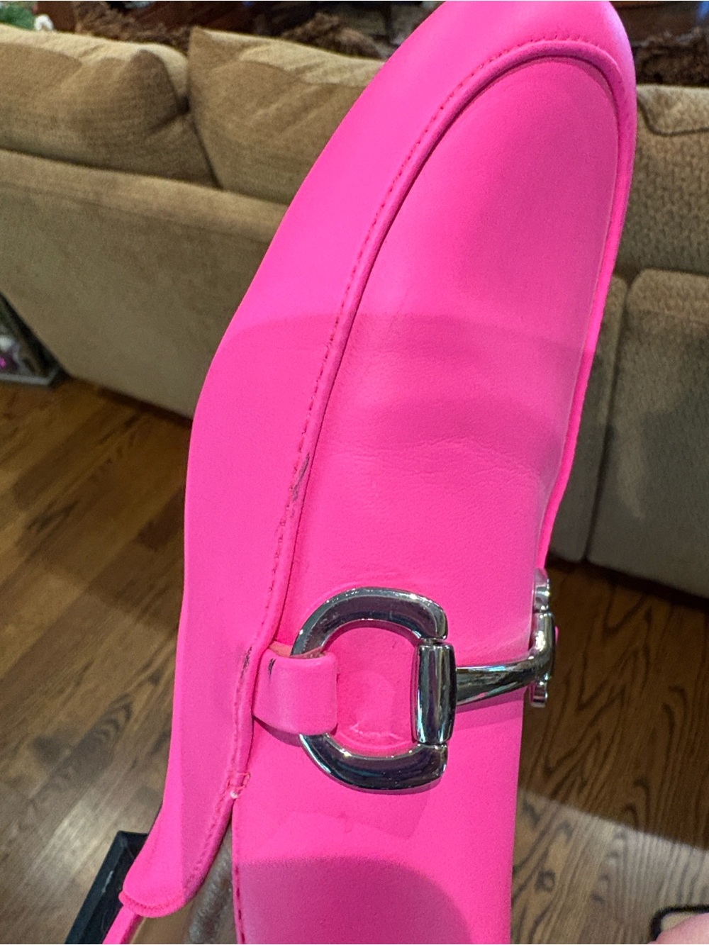 Macy’s Inc. Hot Pink Mules Size 10 NWOT - Picture 6 of 7